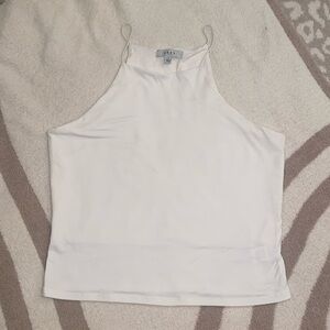 White spaghetti strap tank top